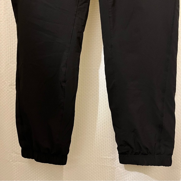 Eddie Bauer Fleece Lined Joggers Outdoor Winter Trail Drawstring Black Size 6 - Picture 6 of 14